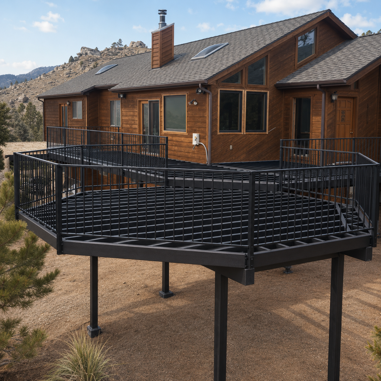 VORO deck frame installation